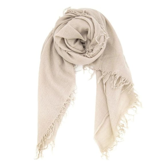 Chan Luu Accessories - Chan Luu Solid Cashmere and Silk Scarf Doeskin